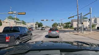 Drive through Fredericksburg, Texas