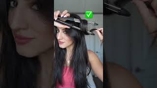 Flat Iron Curl Hack #hairtutorial #easyhairstyle #hairstyles #curls