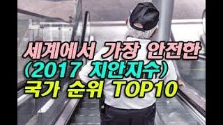 세계에서 가장 안전한 (2017 치안지수) 국가 순위 TOP10