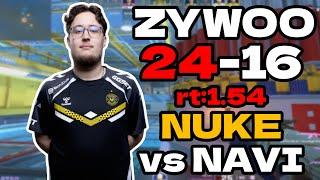 ZywOo (24-16) rt:1.54 Vitality vs NAVI l BLAST.tv Austin Major (nuke) | #cs2 #pov