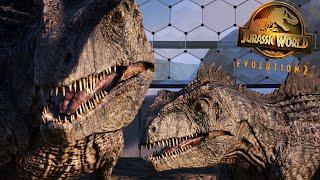 MINI NUBLAR Ep 8: GIGA & THERI Biosyn Biodome Habitat | Jurassic World Evolution 2 Park Build