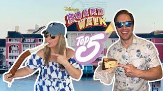 Top 5 BEST Eats at Disney's Boardwalk Resort | Walt Disney World