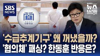 대통령실, '의사 수급추계기구' 신설, 왜?…한동훈 '여야의정 협의체' 패싱? / SBS / 편상욱의 뉴스브리핑