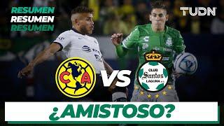 Resumen | América vs Santos | Tour Águila 2023 | TUDN