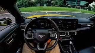 2024 Ford Mustang Ecoboost Premium - POV Evening Drive (Binaural Audio)