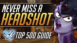 MASTER HEADSHOTS on WIDOWMAKER - Top 500 Gameplay Tips | Overwatch Pro Guide