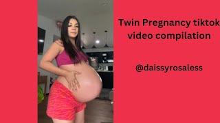 Daisy rosales Twin pregnancy tiktok compilation