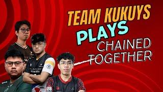 TEAM KUKUYS FIRST TIME PLAYING CHAINED TOGETHER (Gabbi, Armel, Yowe, BossKu^ )