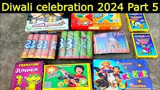 Diwali Special Celebration 2024 part 5 | Lita ke Rocket jalaya aag lagte lagte bachi Best video