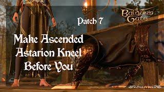 [PATCH 7] Make Ascended Astarion Kneel Before You | New Evil Endings | Baldur's Gate III