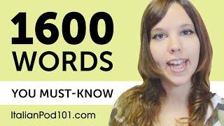 1600 Words Every Italian Beginner Must Know