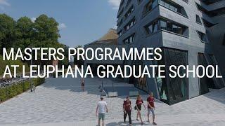 Masters Programmes at Leuphana Graduate School