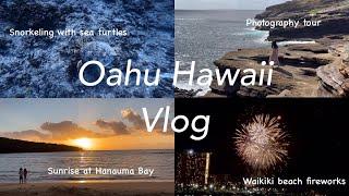 Solo Trip to Hawaii | Hanauma Bay Snorkeling, Diamond Head Sunrise Hike | 6박 7일 하와이 브이로그