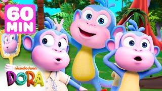 Boots Monkeys Around!  1 Hour of Dora Brand New Scenes! | Dora & Friends