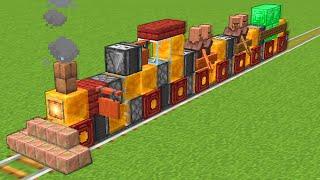 How to build a WORKING TRAIN in Minecraft 1.20? *Redstone Tutorial*