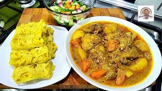 KARI AYAM, ROTI JALA, PLUS ACAR TIMUN SEGAR, COCOK BUAT ACARA SPECIAL.