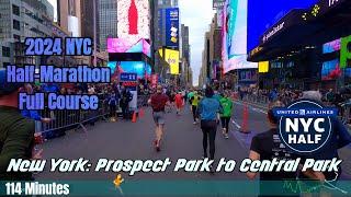 ‍️ Race Day Joy: 2024 United Airlines NYC Half-Marathon Full Course!  [335]