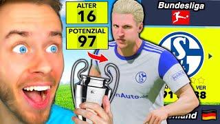 NUR mit JUGENDSPIELERN zum CHAMPIONS LEAGUE TITEL!  (Schalke Sprint to Glory)