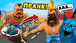  СМЕШНЫЕ ПРАНКИ над ПРИВЕТ СОСЕД Dark Riddle 2 Story mode Похоже Hello Neighbor КОТЁНОК ЛАЙК