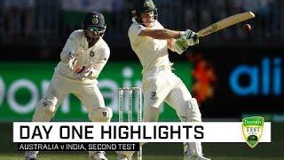 Aussies battle hard against valiant India | Second Domain Test