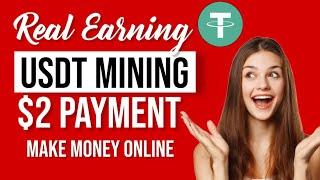 New USDT Earning Platform | Best USDT Mining App 2025 | Make Money Online | Crypto Earning Project