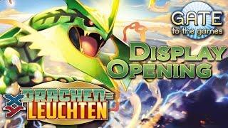 Pokemon Karten XY Drachenleuchten Display Box Unboxing Opening