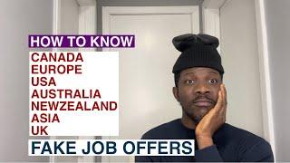 How to Know Fake Job Offers Abroad