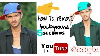 Remove Image Background FREE 100% automatically in 5 seconds with a single click