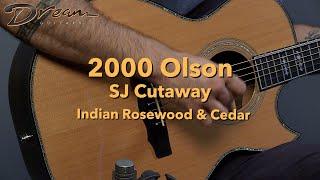 Dream Guitars - 2000 Olson SJ Cutaway, Indian Rosewood & Cedar #acousticguitars #guitardemo