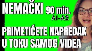 90 min. NEMAČKOG A1-A2 PLUS TEST - PRIMETIĆETE NAPREDAK U TOKU SAMOG VIDEA- BUDITE UPORNI