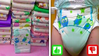 This diaper has ONLY 2 adhesives: ABU Kiddo in a practical test