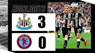 Anthony Gordon Goal | Newcastle vs Aston Villa 3-0 Highlights | Premier League 2024/25