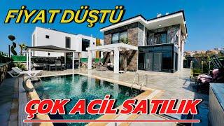 Fiyat Düştü Maliyetine Satılık 5+1 Full Eşyalı Havuzlu Tam Müstakil Lüks Villa / No:192