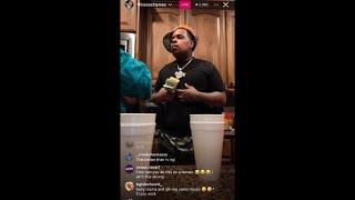 Finesse2tymes arguing with 2 of his baby mama on IG LIVE 9/2/24