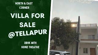 Villa For Sale in Tellapur |tellapur villas sale | villas for sale near Gachibowli |  #villasforsale