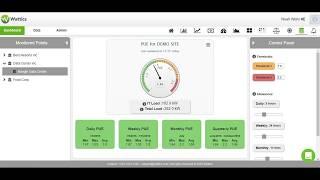 Wattics Dashboard: PUE