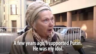 Babushka Speaks Out Against 'Lying, Stealing' Putin