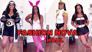 HALLOWEEN COSTUMES TRY ON HAUL FT FASHION NOVA | CURVY GIRL EDITION