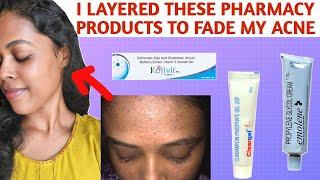 Step by step guide to layer these PHARMACY PRODUCTS to reduce your acne.