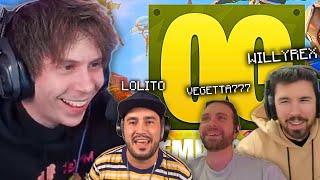 RUBIUS partida EPICA en FORTNITE OG con VEGETTA LOLITO Y WILLY