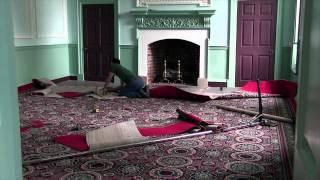 Historic Kenmore Dining Room Carpet Installation