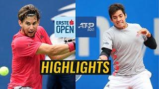 Cristian Garin vs Dominic Thiem Highlights ERSTE BANK OPEN VIENNA 2020
