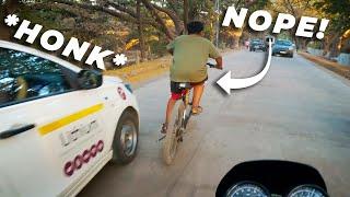 BAD DRIVERS : Cab vs Cyclist | Daily Observations #84