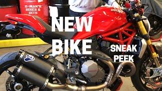 TAKING A FIRST LOOK AT MY NEW DUCATI MONSTER 1200S, Driving to Ducati in the M135i & random chat