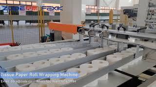 Tissue Roll Wrapping Machine Toilet Paper Packing Machine Paper Production Line