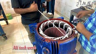 150 hp 3phase motor winding | 3phase 48slots induction motor full rewinding