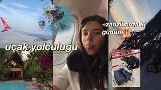 uçak yolculuğu +znz günlerim vlogkaplumbağalarla yüzmek..