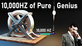 How Nikola Tesla’s Generator Created 10,000 Hz AC Current ! | AC Generator Working | AC Generator