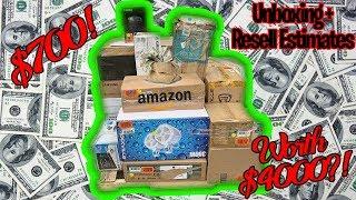 I Paid $700 for $4000 of Amazon Returned Electronics! Unboxing & Resell Estimates!