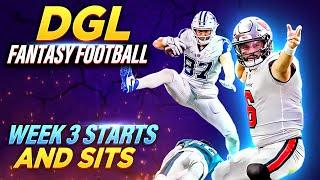 Starts & Sits for Week 3 of the Fantasy Football Season | Tips to Help you Win your Fantasy Leagues